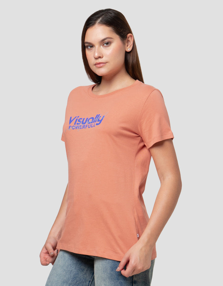 Cardinal Girl Print Visually Kaos Wanita