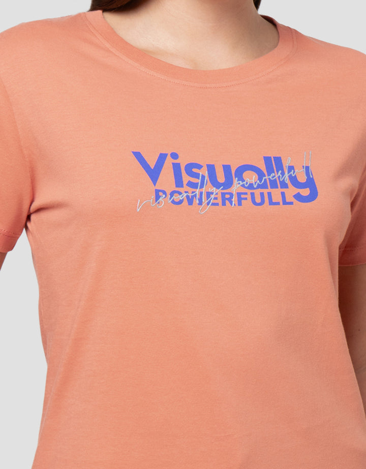 Cardinal Girl Print Visually Kaos Wanita
