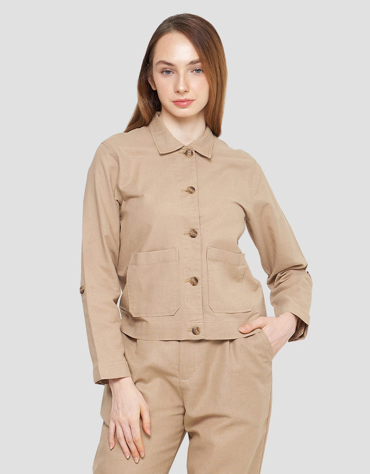 Geela Sylvia Khaki Jacket