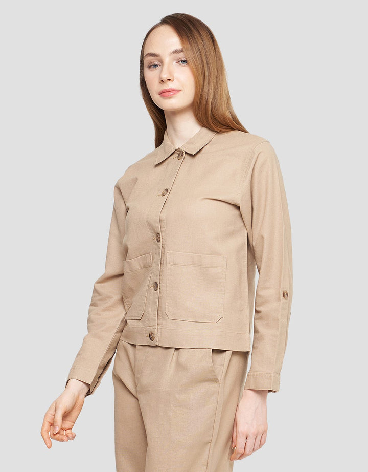 Geela Sylvia Khaki Jacket