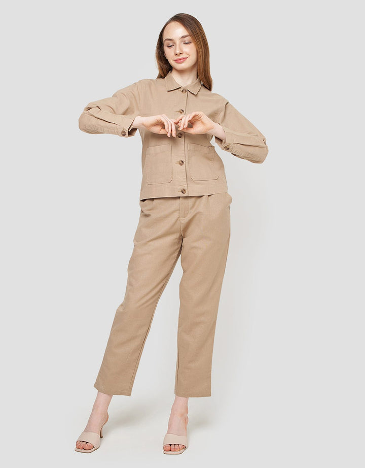 Geela Sylvia Khaki Jacket