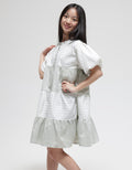 Nevada Balloon Sleeve Midi Dress for Girls