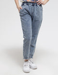 Nevada Denim Long Pants Jogger Acid Washed