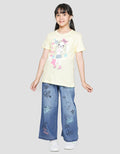 Nevada Denim Long Pants Wide Leg Grafitty