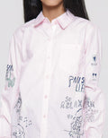 Nevada  Print Wording So Relax Kemeja Blouse Anak Perempuan