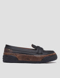 Triset Animal Skin Pattern Women's Loafer Shoes