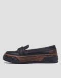 Triset Animal Skin Pattern Women's Loafer Shoes