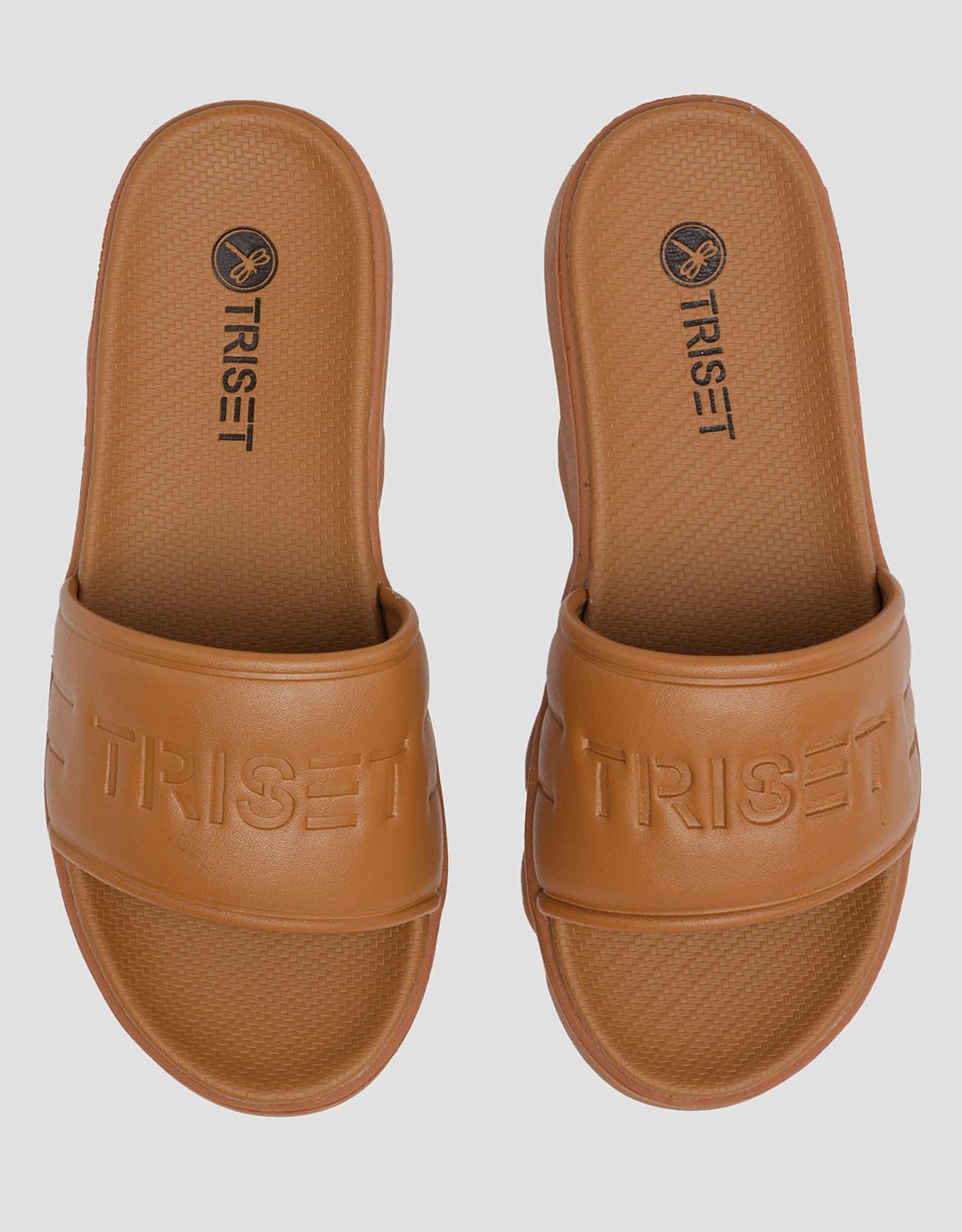 Triset Strap With Brand Logo 03 Women's Flat Sandals