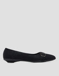 Triset Flat Sepatu Buckle Wanita