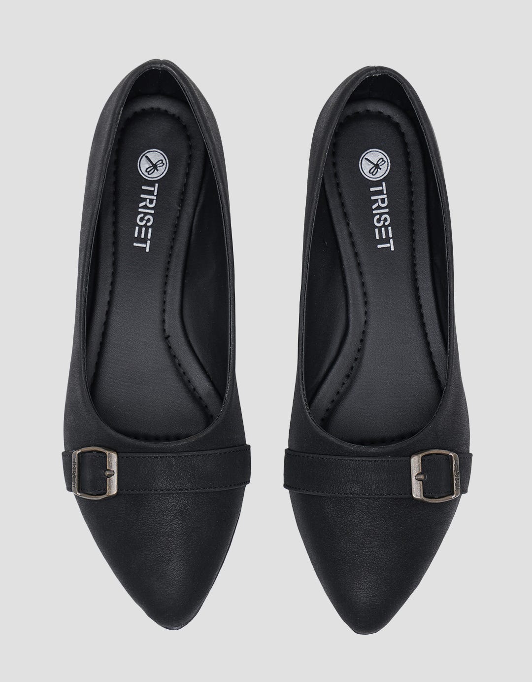 Triset Flat Buckle Shoes Women
