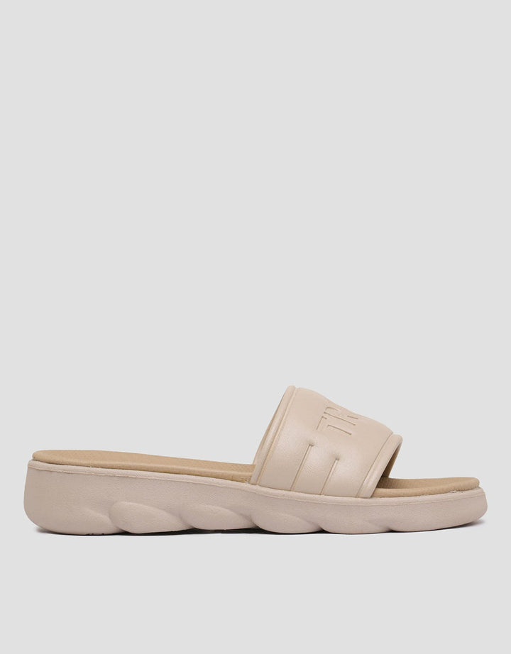 Triset Strap With Brand Logo 02 Women's Flat Sandals