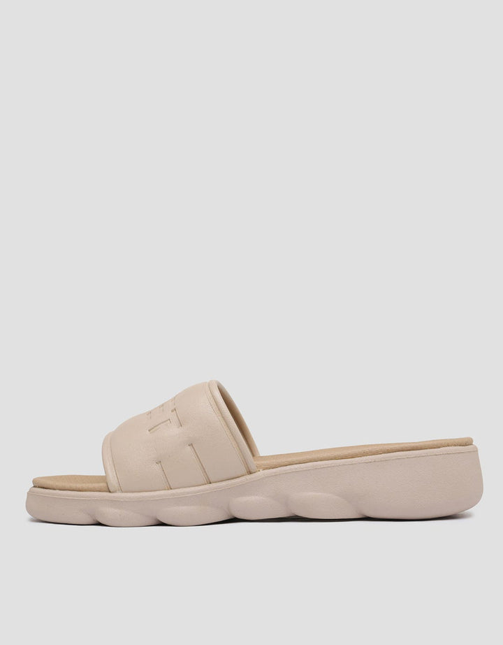 Triset Strap With Brand Logo 02 Women's Flat Sandals