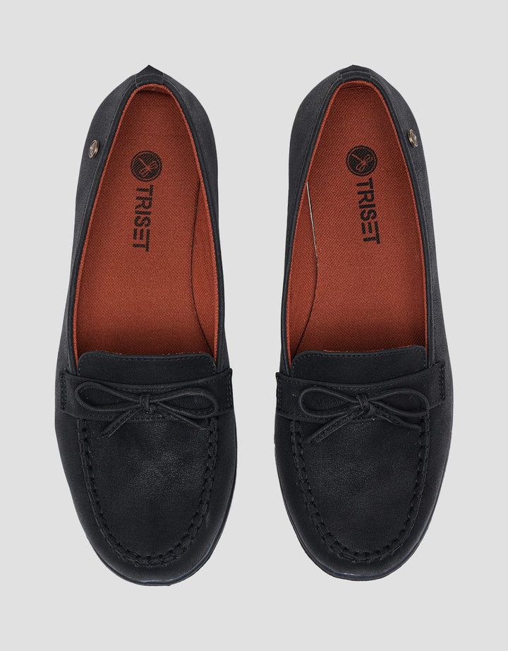Triset Moccasin Women Ribbon Shoes