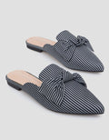 Connexion Mules Stripe Sandal Wanita