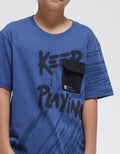 Aero Keep Playing Print Boys T-Shirt