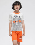Little M Pakaian Setelan Print Im Super Bear