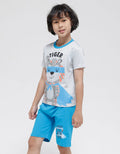 Little M Im Super Tiger Print Suit