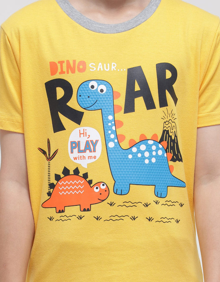 Little M Pakaian Setelan Print Roar