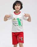 Little M Pakaian Setelan Print Dino Explorer