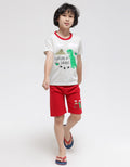 Little M Pakaian Setelan Print Dino Explorer