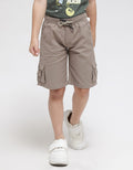 Little M Oxford Leno Boys Shorts