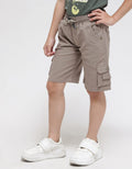 Little M Oxford Leno Boys Shorts