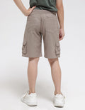 Little M Oxford Leno Boys Shorts