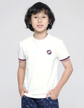 Little M Short Sleeve Shirt Henley Lacoste Rocket Rib