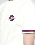 Little M Short Sleeve Shirt Henley Lacoste Rocket Rib