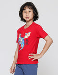 Little M Dragon CNY Print Kaos Anak Laki-laki