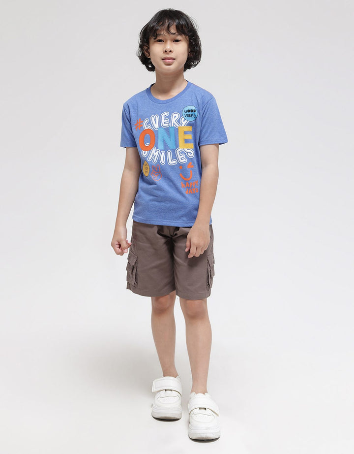 Little M Everyone Smiles kaos Anak Laki-laki