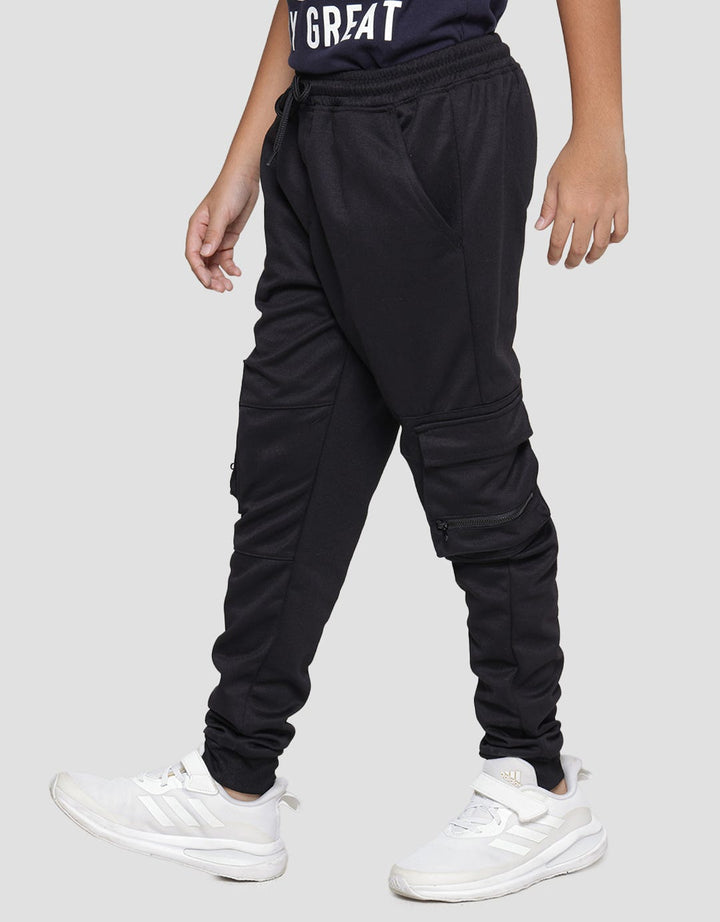 Nevada Jogger Double Knit Solid Cargo Boys