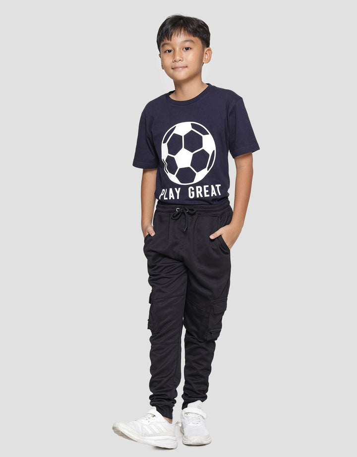 Nevada Jogger Double Knit Solid Cargo Boys