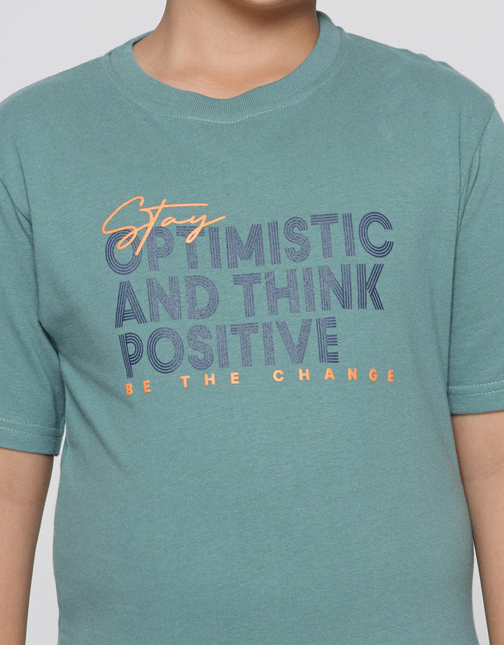 Nevada Short Sleeve T-Shirt Print Optimistyc