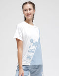 Disney Short Sleeve T-Shirt Mickey Print 2Tone