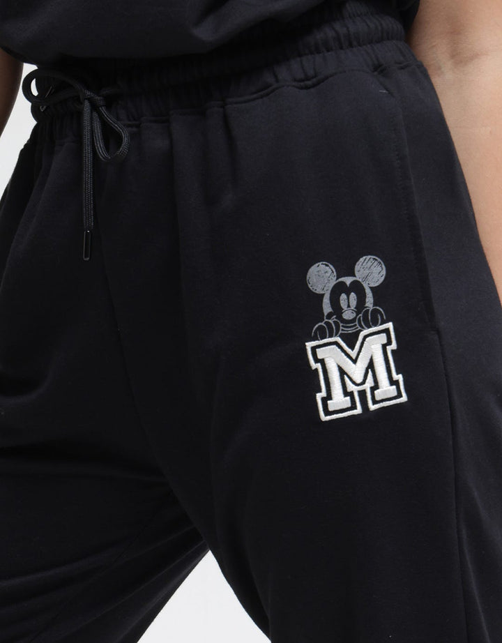 Disney Jogger Long Pants Print Puff Mickey Head