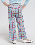 Curly Fashion Long Pants Anak Perempuan With Elastic Waist