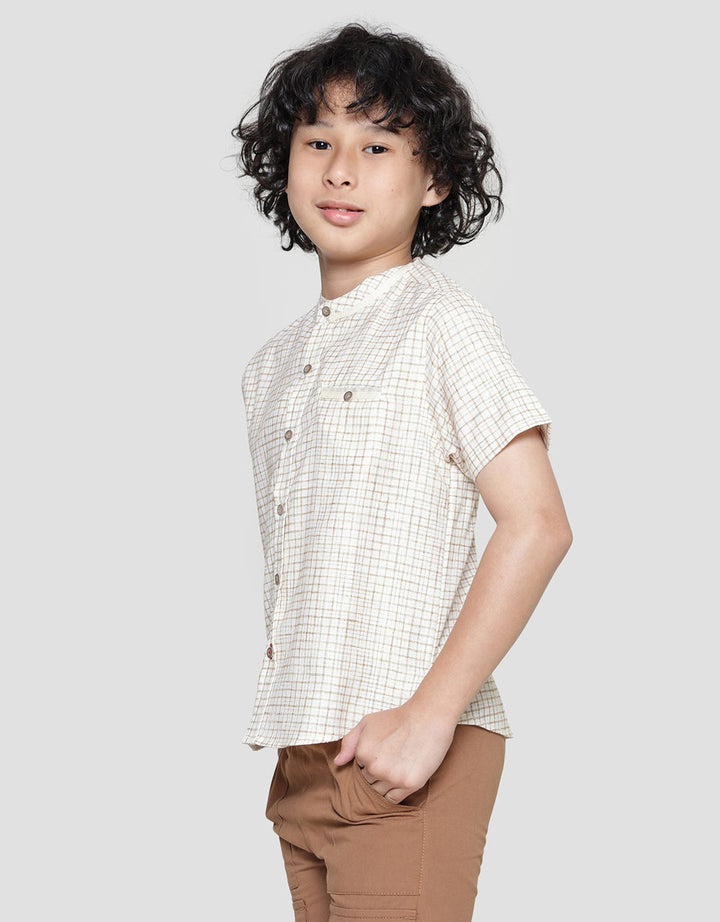 Little M Yarndyed Boys Koko Shirt