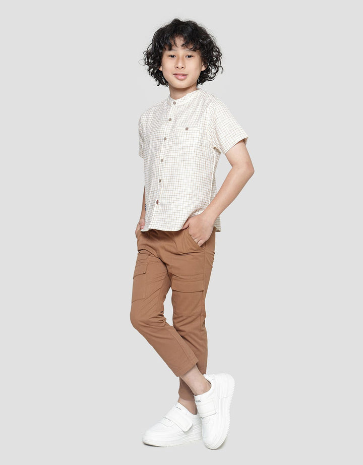 Little M Yarndyed Boys Koko Shirt