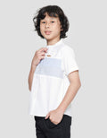 Little M Seasonal Kemeja Koko Lengan Pendek Anak Laki-laki