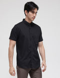 Larusso Kemeja Basic Oxford Pendek