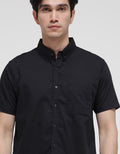 Larusso Kemeja Basic Oxford Pendek
