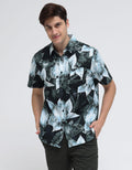 Walrus Kemeja Studio Leaf Print