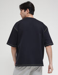 American Jeans Short Sleeve T-Shirt Oversized Contrast Stitch