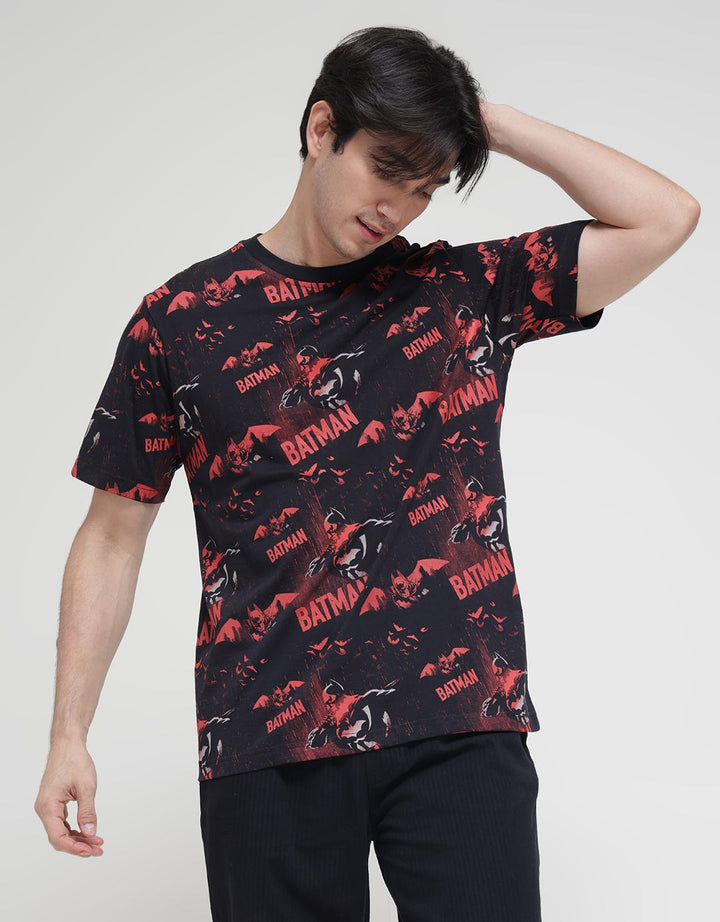 American Jeans Batman AOP Print Kaos Pria