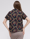 Connexion Batik Piping Blouse Wanita