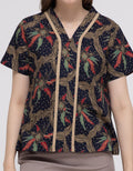 Connexion Batik Piping Blouse Wanita