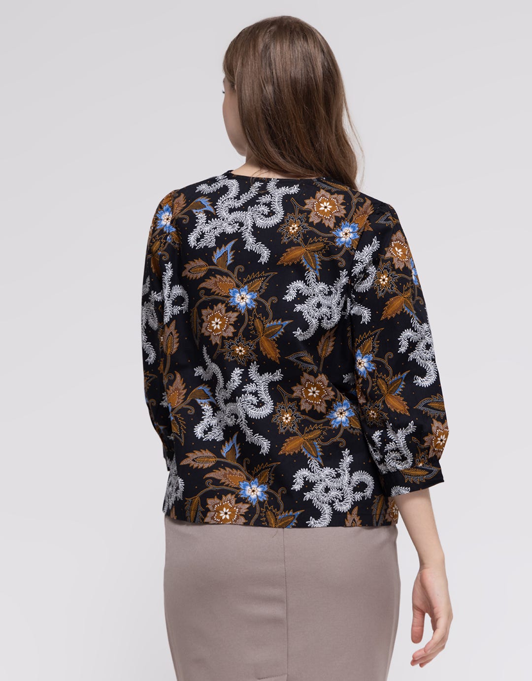 Connexion Button Down Blouse Wanita