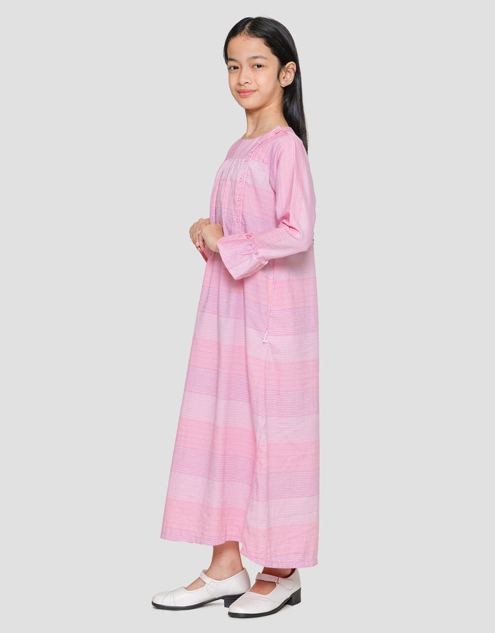 Cardinal Kids Girl Gamis Stripe Anak Perempuan