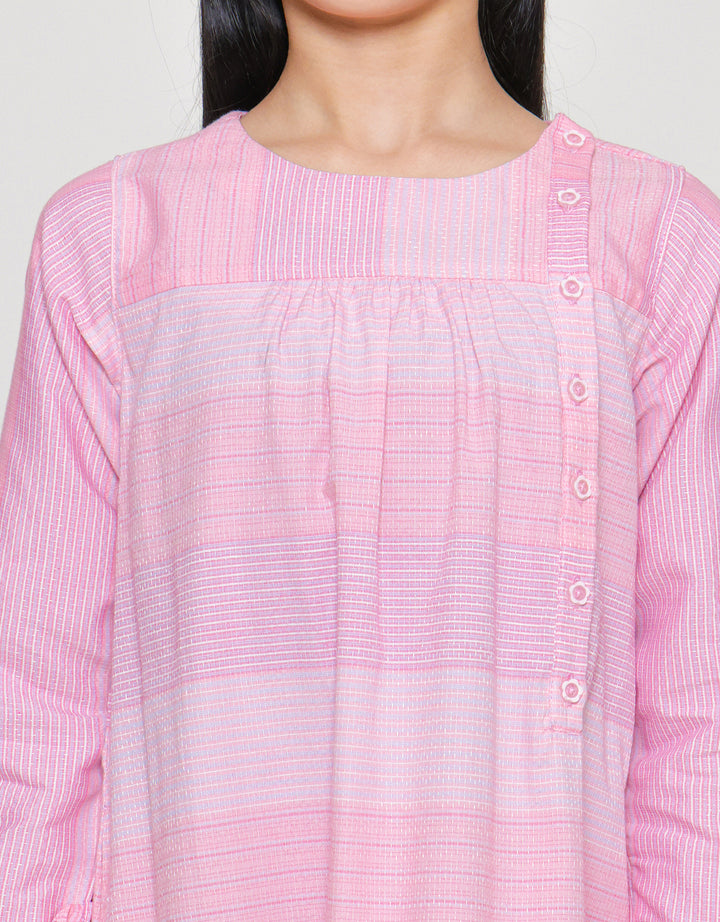 Cardinal Kids Girl Gamis Stripe Anak Perempuan